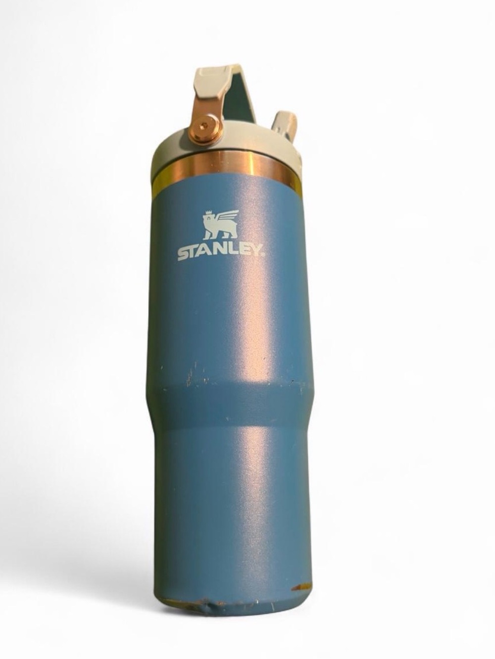 Blue Stanley tumbler